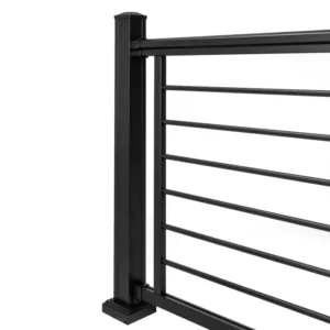 American Style Aluminum Railing Balcony Handrail Deck Railing Simple Design Aluminum Outdoor Safety Railing