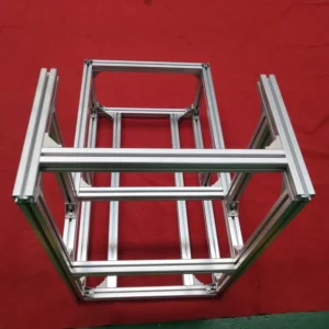 Anodized 6000 Series Aluminum Alloy Profiles Frame Cutting Punching Services Square Shape T3 T8 Temper 1%