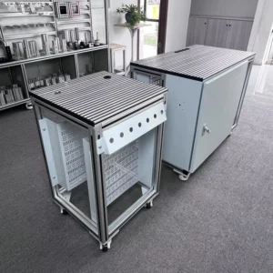 Anodized 6000 Series Aluminum Alloy Profiles Square Shape T3~T8 Temper 1% Tolerance Cutting Punching Service Industry Use