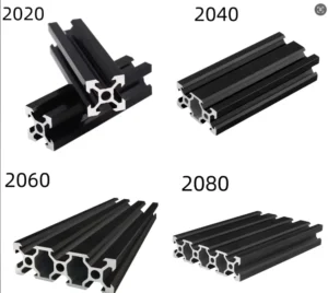 Anodized 6000 Series T Slot V Slot Aluminum Extrusion Industrial Profile for Exhibition Stand Display Frame