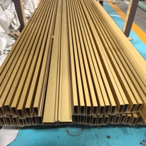 Anodized 6063 Aluminum Alloy Profiles Cabinet Alu Frame Profile Kitchen Wardrobe Frame Custom Color Cutting for Home Decor