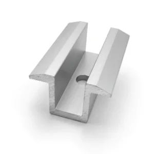 Anodized Aluminium Mid Clamp Solar Panel Roof Mounting System for Residential Commercial Use Carport Compatible