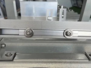 Anodized Aluminum Rail Connector for Solar Panel Mounting Systems on Roofs Grounds and Carports