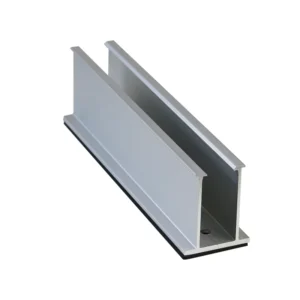 Anodized Aluminum Silver Mini Rail HQ-U70 PV Mounting System Quick Installation Warranty Service Life 40m/s Solar