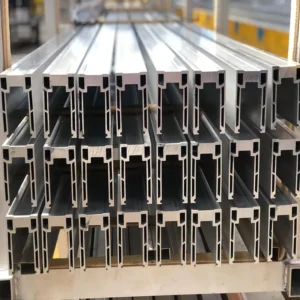 Anodized Balcony U Channel Aluminium Profile for Glass Railing, Post Base Profiles for Glass Handrail Balustrade