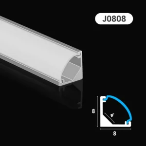 Anodized Corner Aluminium Profile Embedded Lightweight Aluminum Profile V shaped Corner Aluminum Extrusion Channel