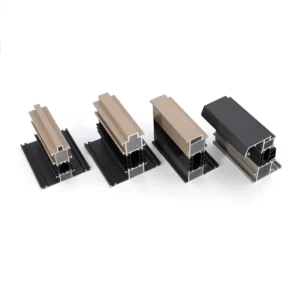 Anodized Finish Aluminum Alloy Profile for Construction 6000 Series Curtain Wall Extrusion Aluminum Frame Modern Design