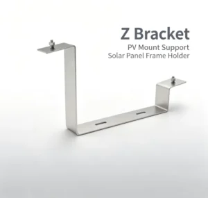Anodized Z brackets with 60M s Wind Load and 1.5KN m2 Snow Load for Easy Solar Panel Installation