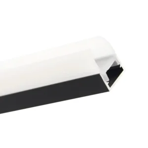 Anti Glare Glass Shelf LED Light Profile H Shape Design with Frosted PC Cover for Even and Soft Homogeneous Lighting
