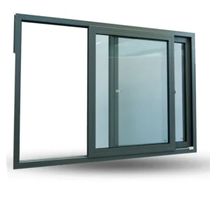 Anti Insect Magnetic Screen Aluminum Sliding Window Powder Coated Profile for Supermarket Commercial Use