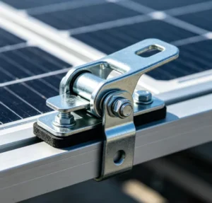 Anti Rust Clip Adjustable PV Mid End Clamp Solar Panel Mount Fixture for Roof Ground Solar Rack Bracket Installation Accessory