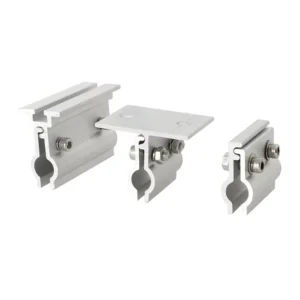 Anti-Rust Clip Adjustable PV Mid End Clamp Solar Panel Mount Fixture for Roof Ground Solar Rack Bracket Installation Accessory