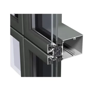 Architectural Aluminium Curtain Wall Sections Extrusion Profile Window Aluminum Profies With Curtain Wall Profiles