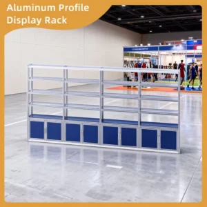 Automated Product Aluminum Profile Exhibition Stand Durable Multi Tier Display Rack