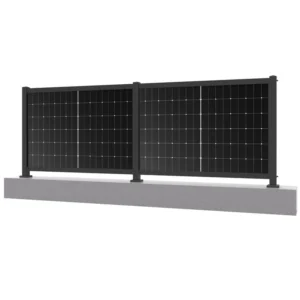 Backyard Solar Vertical Panel Mounting Bracket Structure for Garden Solar Panel Vertical Ground Bracket Frame