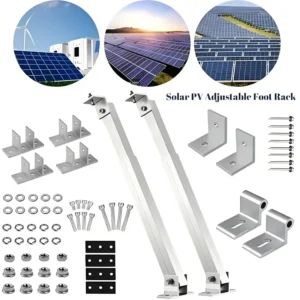 Baichuan Energy Steel Aluminum Alloy Hot Dip Galvanized Anti Corrosion Solar Panel Bracket Solar Rail Mounting System