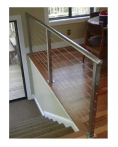 Balcony Aluminum Railing Aluminum Handrail Metal Modern Outdoor Wire Cable Railings