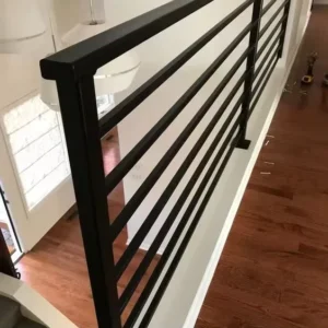 Balustrades Handrails Aluminum Metal Deck Railing Balusters Horizontal Picket Railings Aluminum Flat Bar Deck Rail
