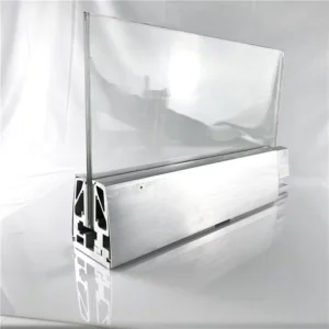 Base Fixed Aluminum U Channel Profile for Glass Railing System