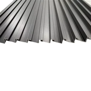 Beautiful Design Gray Powder Coated Decorative Aluminium Profile at a Good Price