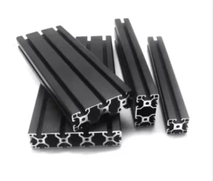 Black Aluminum Profile Custom Aluminum Extrusion Profile