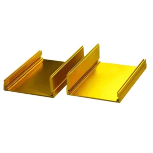 Brass Plated Aluminium Profile CNC Milling Aluminum Curtain Wall and Furniture Cnc Aluminum Profile for Doors and windows
