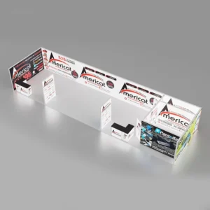 Business Display Modular Light Box System Dye Sublimation Event Booth Brand Launch Corporate