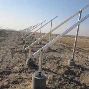 C Carbon Steel Solar Mounting System Anodized with Framed Solar Bracket