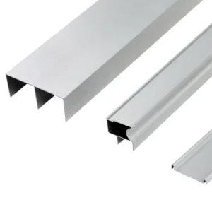 C Channel Simple 96mm Aluminum Wall Cabinet Profile Hidden Handle