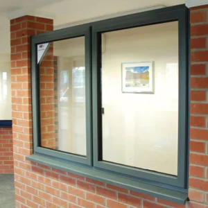CE Aluminum Double Glass Outward Opening Narrow Long Casement Windows for Sale