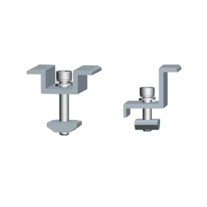 CE Certified Aluminum Solar Panel Mounting Brackets Mid and End Clamp for Module Mounting Racking