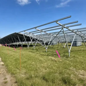 CE Certified Easy Installation Aluminum Alloy Tilt Mount PV Panel Solar Ground Mounting System 216km h Wind Speed 1.4kn m2 Snow