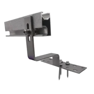 CE Certified Flat Roof Solar Mounting System Aluminum Structure Adjustable Brackets for Commercial PV Projects