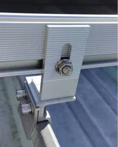 CE Certified Non Penetrating Standing Seam Aluminum Solar Roof Clamp Bracket Solar Mounting System