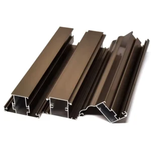 Cabinet Aluminum Profiles Custom Anodizing Office Partitions Champagne Color Extrusion Window Aluminum Profiles