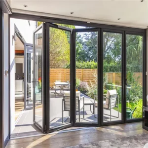 Can Be Customized Aluminum Extrusion Profile Door Frame Aluminum Vent Door Aluminum Four Leafs Sliding Door