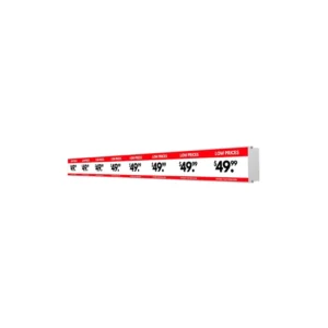 Canbest H1.25 IP65 Easy Installation 4G Wifi USB Control P1.2 Shelf Edge COB LED Display Screen for Shopping Mall Supermarket