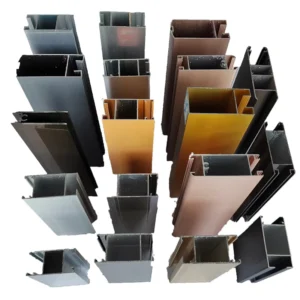 Chemical Polishing Aluminum Window Frames 6063 Material Aluminum Profiles