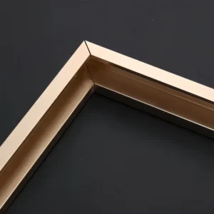 China Different Cutting Shape Alu Aluminum Frame Profile for Decor Mirrors Pictures Paintings