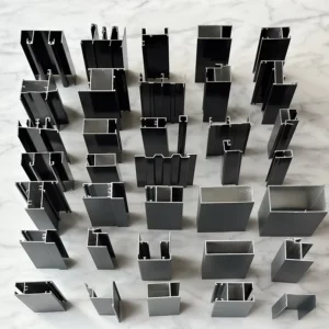 China Export Aluminum Extrusion Profiles Chile 6063 Door Window Aluminum Profiles Construction Aluminum Profiles