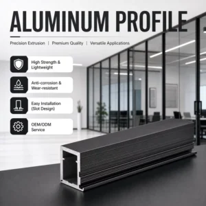 China Factory Aluminium Frame Extrusion Irregular Shaped Aluminum Partition Profiles Screens & Room Dividers