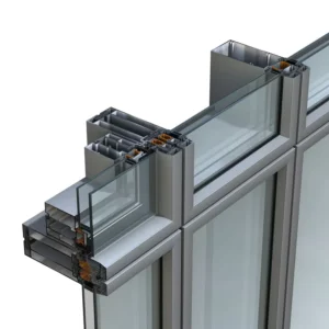 China Manufacturer Extrusion Aluminum Curtain Wall Facade Profiles Curtain Wall Aluminum Profile