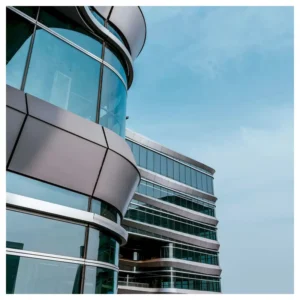 China Supply Commercial Building Glass Curtain Wall with Aluminum Alloy Profilel Aluminium Extrusion Window Profiles