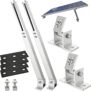 Clamp Solar Bracket Panels Stainless Steel Brass Steel Customized Size Roof Mount System
