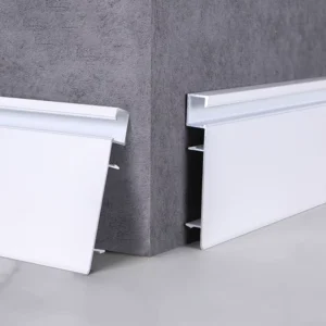 Clip on Installation Hotel Project Commercial Flexible LED Light Aluminum LED Skirting Board