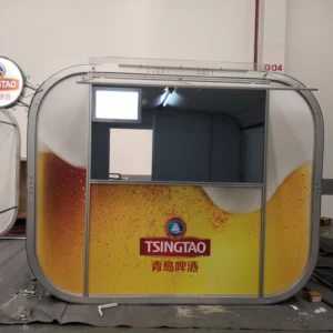 Commercial Food Booth Tents Aluminum Alloy Frame Double Coated PVC Cover Eco Friendly All Seasons Waterproof Portable Trade