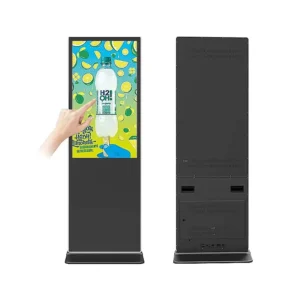 Commercial Grade 32-86 Inch Floor Stand Digital Signage Indoor Ultra Clear LCD Display Plug and Play Wide Viewing Angle