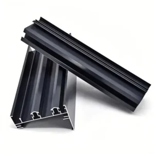 Commercial Office Building Project Silver Anodized 6061 T6 High Precision Aluminium Profiles for Windows and Doors