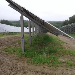 Commercial Single Pole Solar Mounting System Ground Mount Racking for Home Solar Bracket
