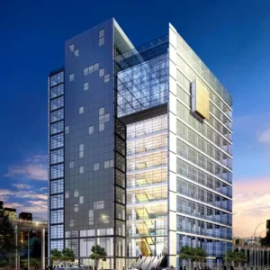 Commercial Stainless Steel Aluminum Profile Low U Value Insulated Double Triple Glass Panel Curtain Wall Facade Systems